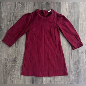 Zara Girls Size 10 Dress. 3/4 Sleeve. Tortoise Back Buttons.